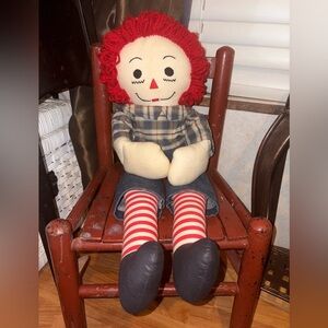 VINTAGE RAGGEDY ANDY DOLL HANDMADE IN BRANSON MISSOURI AT SILVER DOLLAR CITY